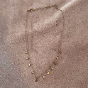 Gold Stars Necklace